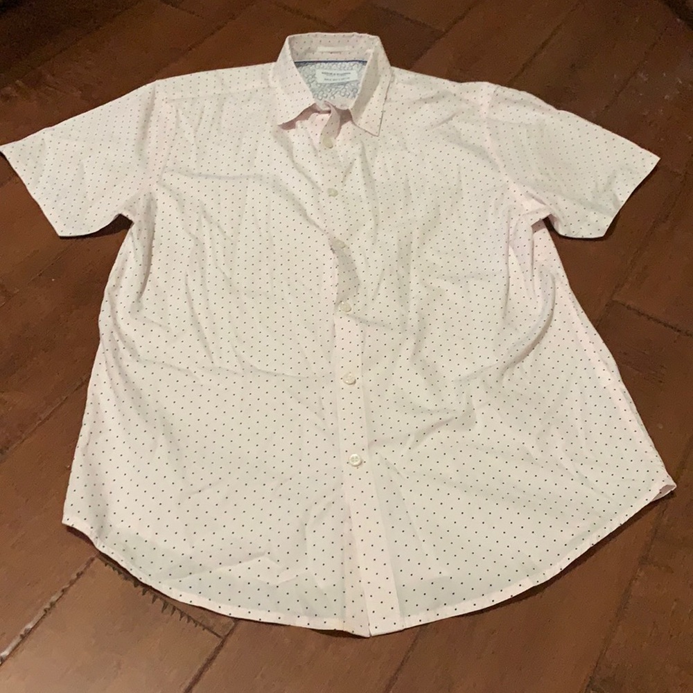 Dress shirt it is white and black